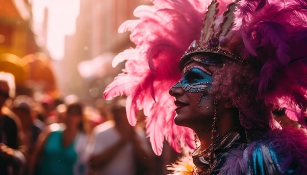 Kostenloses Foto lächelnde frauen feiern bei traditionellen festen mit freude, die durch ki erzeugt wird