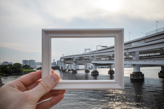 Kostenloses Foto landschaft auf reisen einrahmen