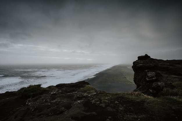 Landschaft eines Strandes