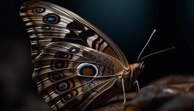 Kostenloses Foto lebendige schmetterlingsflügel zeigen schönheit in der natur, die von ki generiert wird