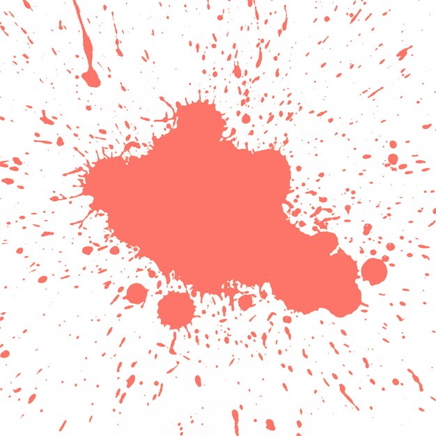 Lebendiger Korallensplatterstrich helle Farbe