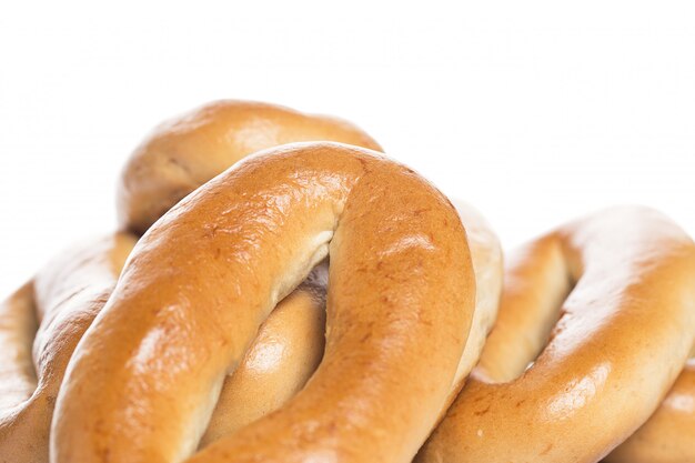 Leckere Bagels aus gutem Weizen