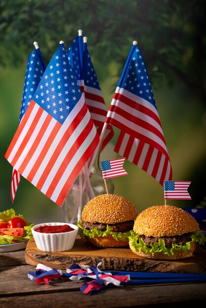 Leckere Burger für den US Labor Day