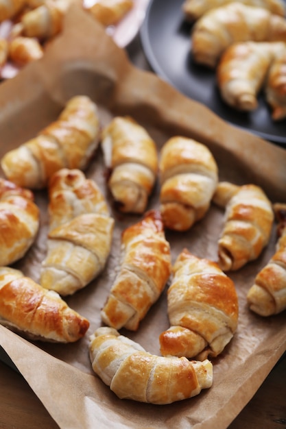 Kostenloses Foto leckere croissants