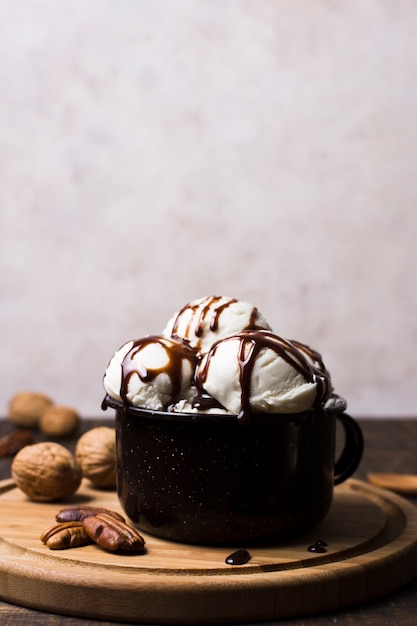 Kostenloses Foto leckere portionierer in einer tasse