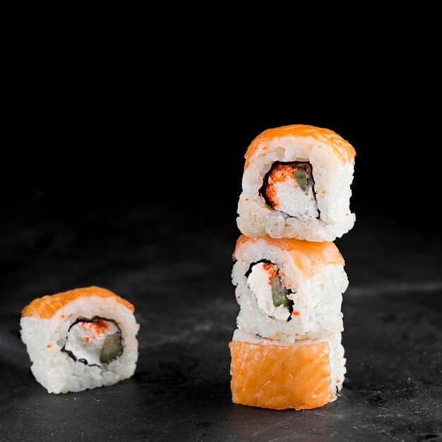 Leckere Sushi-Rollen