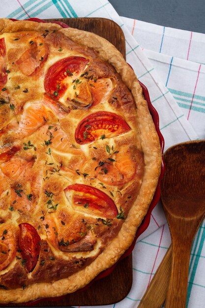 Leckerer Kuchen auf Teller