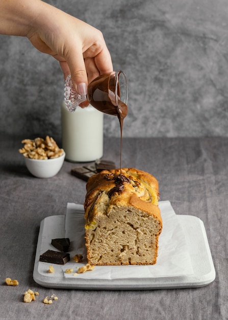 Leckeres Bananenbrötchen