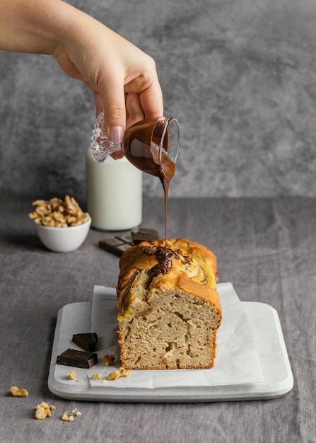 Leckeres Bananenbrötchen