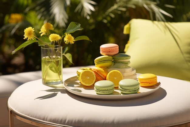 Leckeres Macarons Arrangement