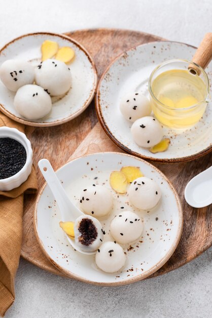 Leckeres süßes Tang-Yuan-Sortiment