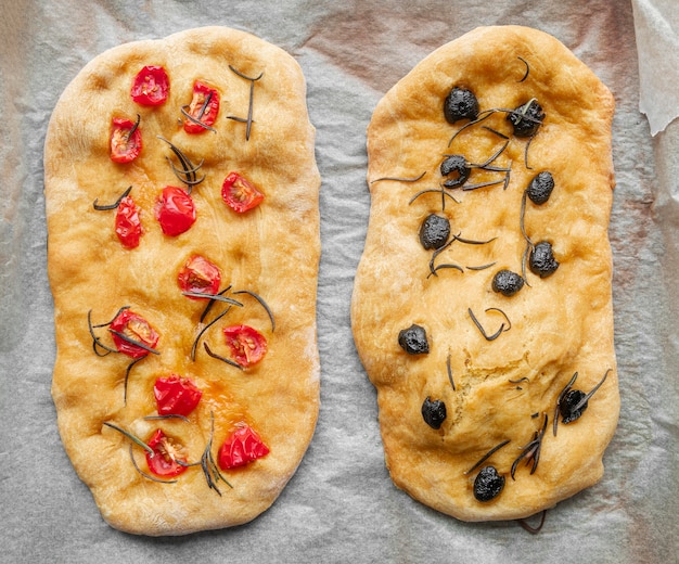 Kostenloses Foto leckeres traditionelles pizzasortiment