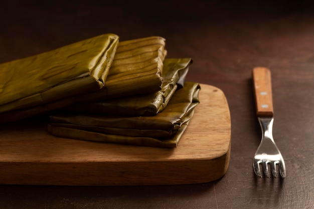 Leckeres traditionelles Tamales-Sortiment