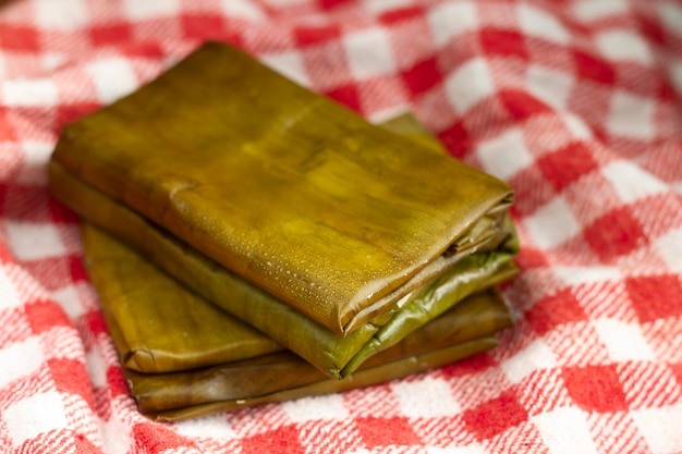 Leckeres traditionelles Tamales-Sortiment