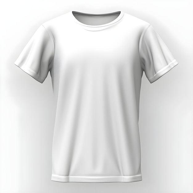 Kostenloses Foto leere weiße t-shirt-vorlage für design
