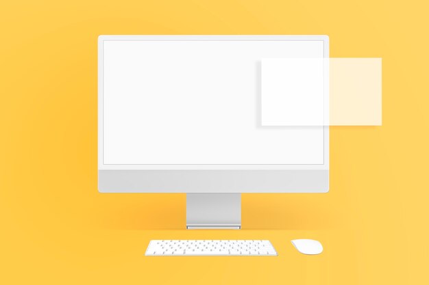 Leerer Computerbildschirm