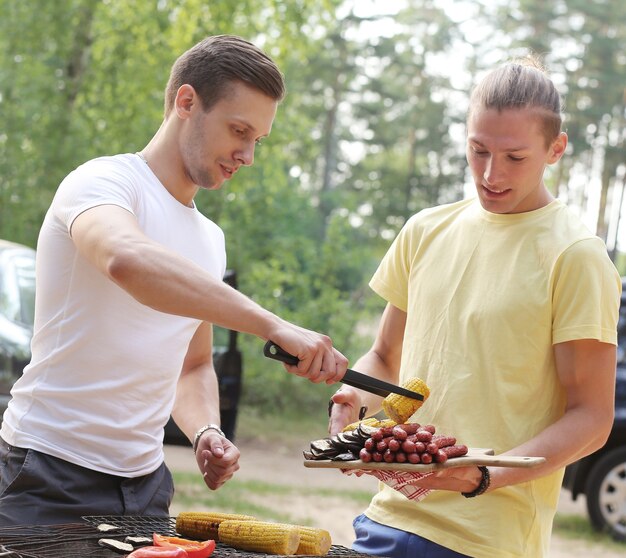 Leute auf dem Picknick