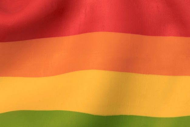Kostenloses Foto lgbtq+ regenbogenflaggenhintergrund in diy plastilin-ton-textur