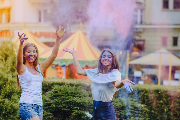 Licht Lebensstil Schönheit Teenager Gesicht