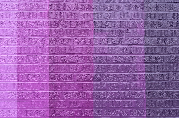 Lila Backsteinwandhintergrund