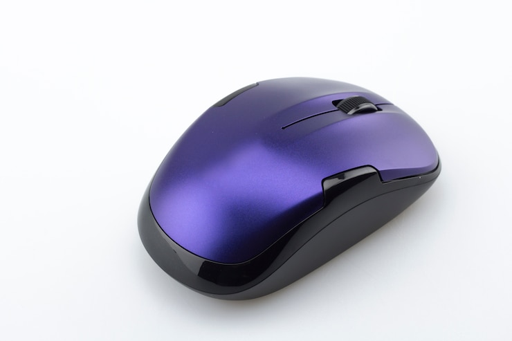 Kostenlose Foto lila computer-maus
