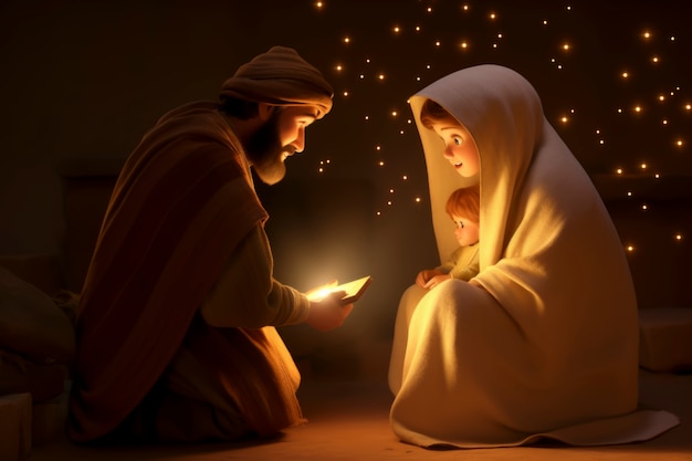 Los reyes magos epiphany Zeichentrickfilm-Illustration