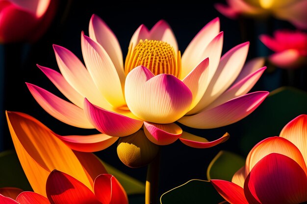 Lotusblumentapeten, die kostenlos heruntergeladen werden können