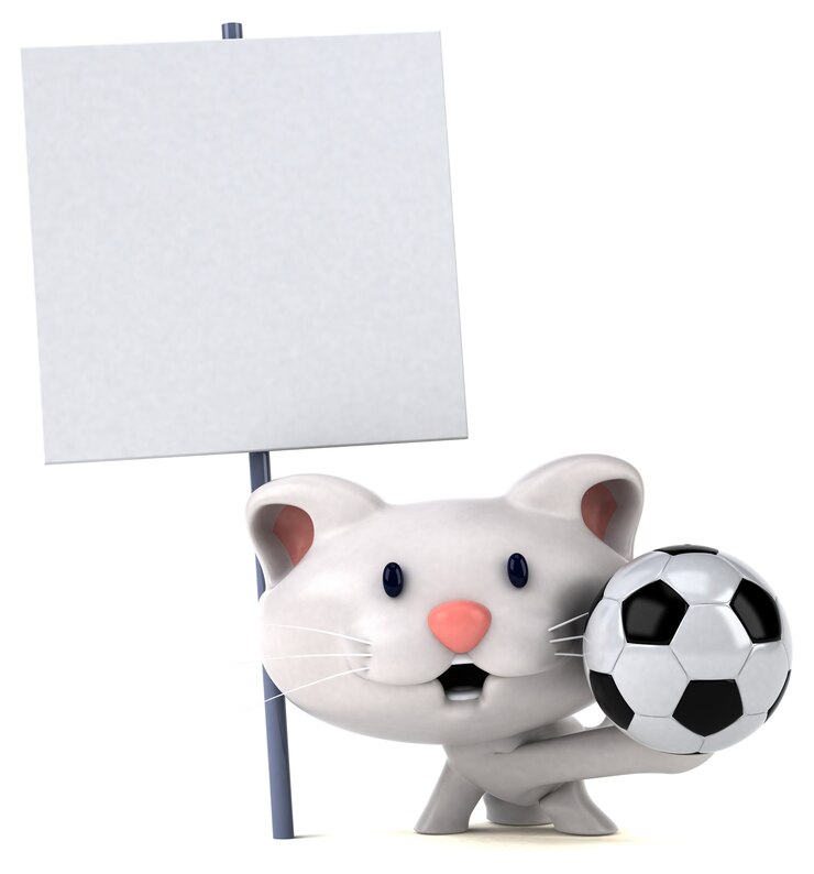 Kostenlose Foto lustige katze 3d-illustration
