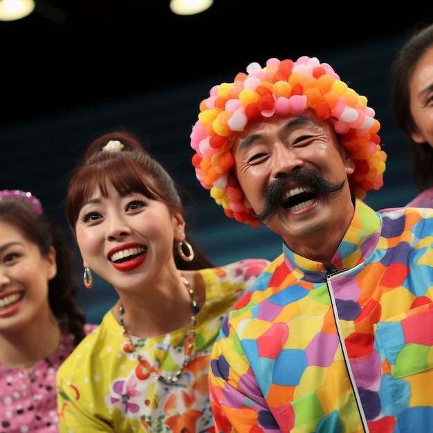 Kostenloses Foto lustige szene einer asiatischen show