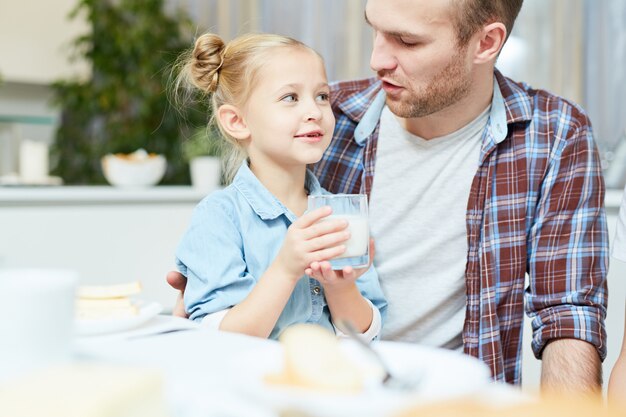 Mädchen mit Vater