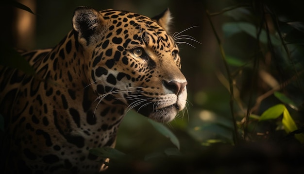 Majestätische Großkatzen in der von KI erzeugten Ruhe der Natur