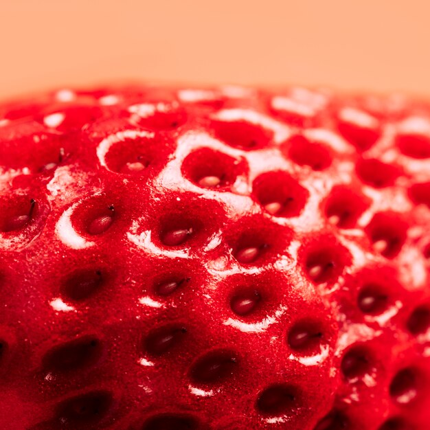 Makro Erdbeer Textur