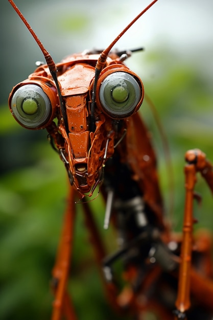 Kostenloses Foto makro-roboter-insekt