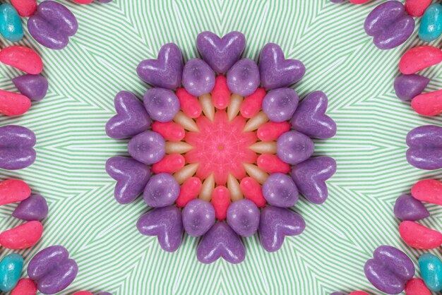 Mandalagrafik Bunter Musterhintergrund 3D