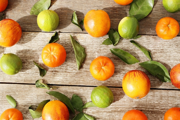 Mandarine und Limette