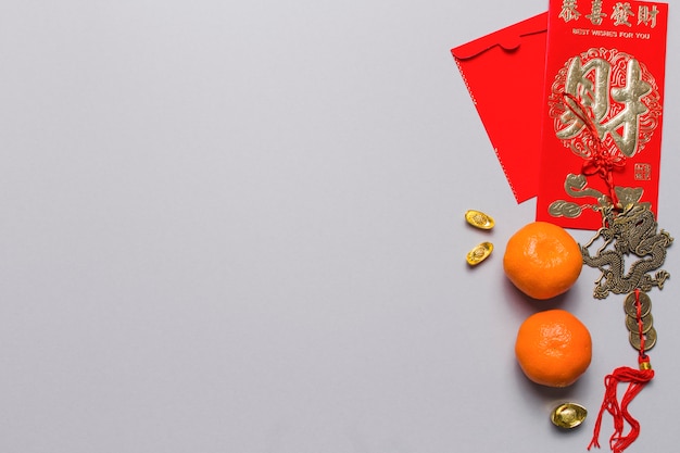 Kostenloses Foto mandarinen und chinesisches zeug