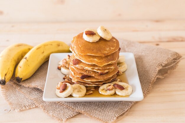 Mandel-Bananen-Pfannkuchen