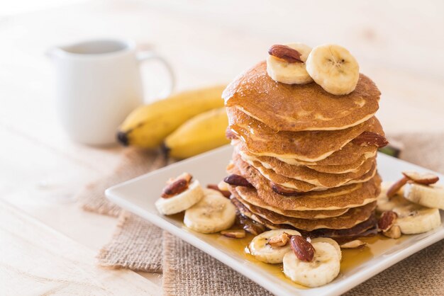 Mandel-Bananen-Pfannkuchen