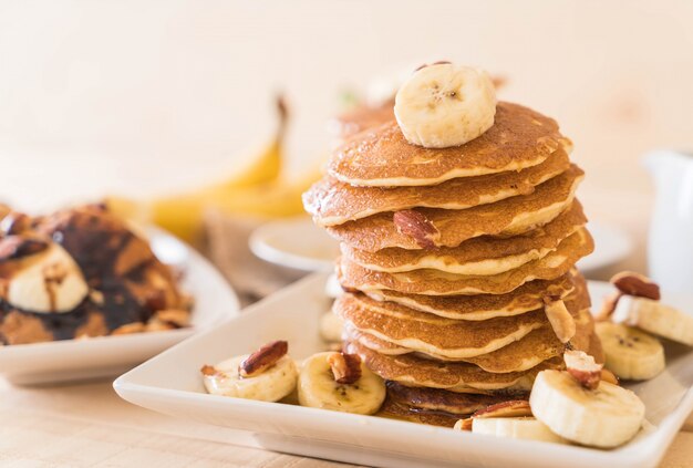 Mandel-Bananen-Pfannkuchen