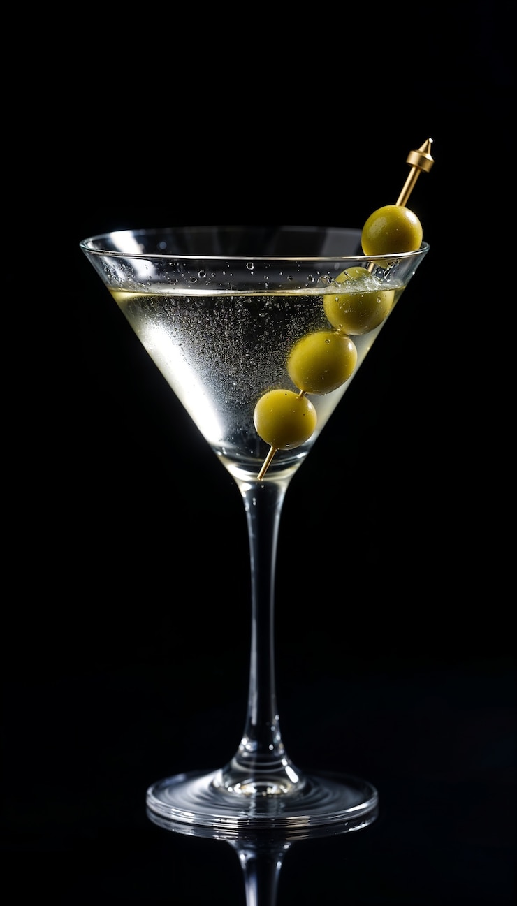 Kostenlose Foto martini mit oliven