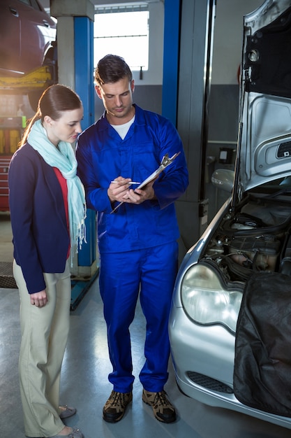 Mechaniker erklären Zitat an einen Kunden