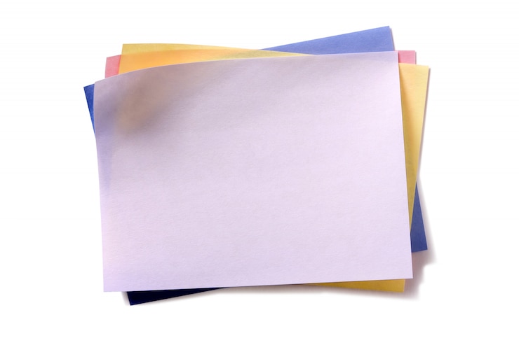 Kostenlose Foto mehrere klebrige postnoten in verschiedenen farben