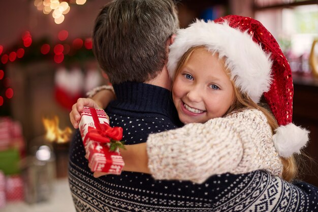 Mein Vater und ich während der Weihnachtszeit