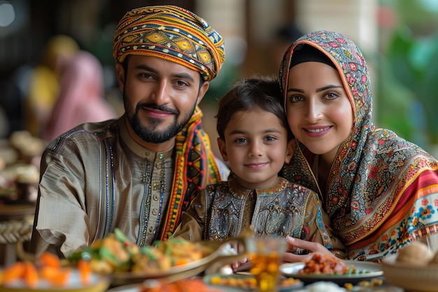 Kostenloses Foto menschen, die den ramadan zusammen feiern