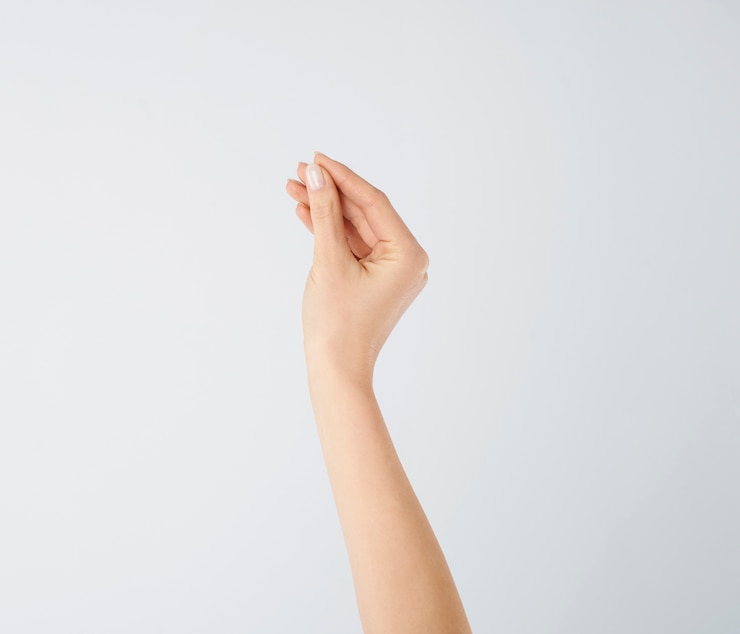 Kostenlose Foto menschliche hand isoliert