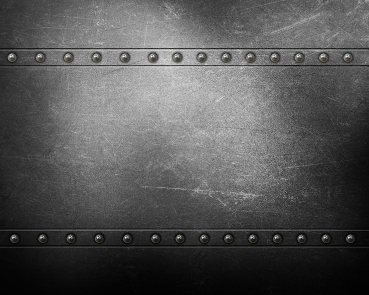 Kostenlose Foto metall textur hintergrund mit nieten