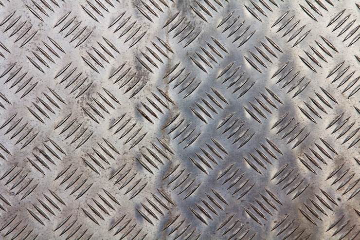 Kostenlose Foto metallische textur mit geometrischen formen