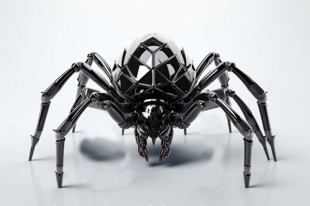 Metallroboter dreidimensionale Spinne