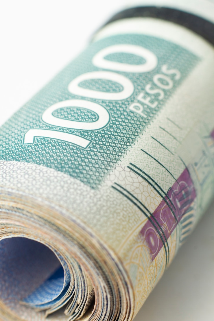 Kostenlose Foto mexikanische pesos-anordnung stillleben hoher winkel