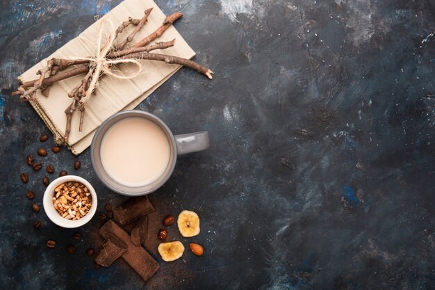 Milch und Schokolade kopieren Raum